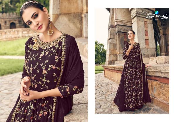 Your Choice Cosmos Exclusive Georgette Designer Wear Salwar Suits Collection